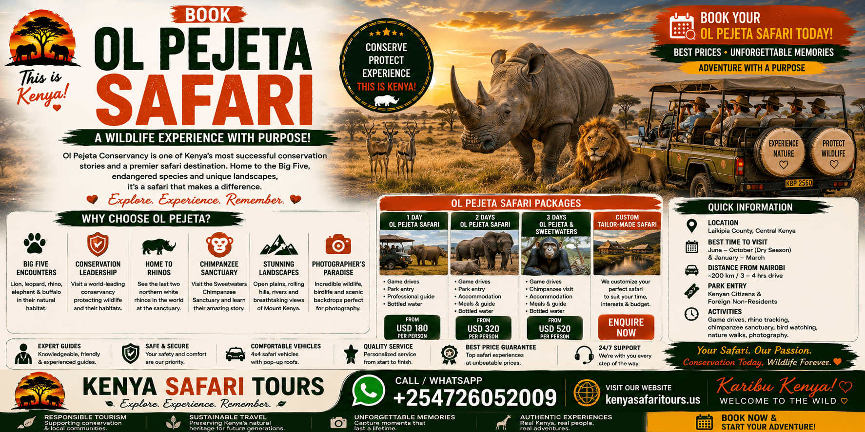 Ol Pejeta Safari